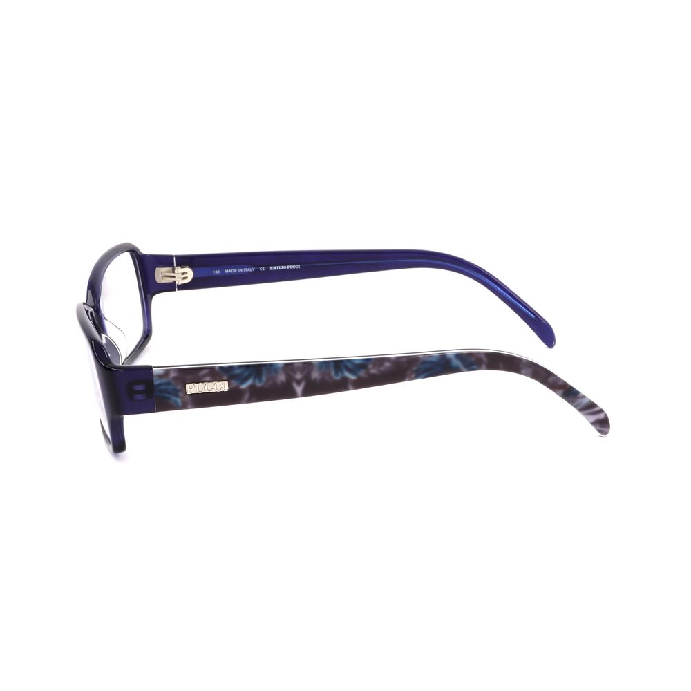 Emilio Pucci Blue Plastic Frames by Emilio Pucci