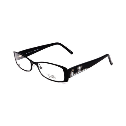Emilio Pucci Black Metal Frames by Emilio Pucci