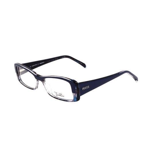 Emilio Pucci Blue Plastic Frames by Emilio Pucci