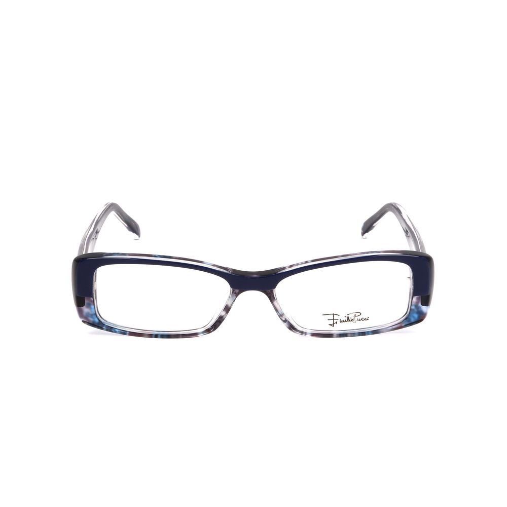Emilio Pucci Blue Plastic Frames by Emilio Pucci