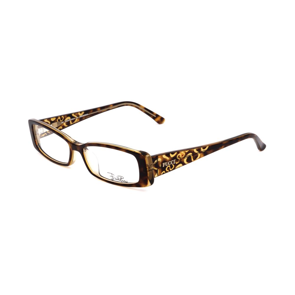 Emilio Pucci Orange Plastic Frames by Emilio Pucci