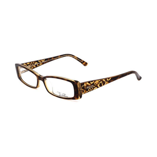 Emilio Pucci Orange Plastic Frames by Emilio Pucci