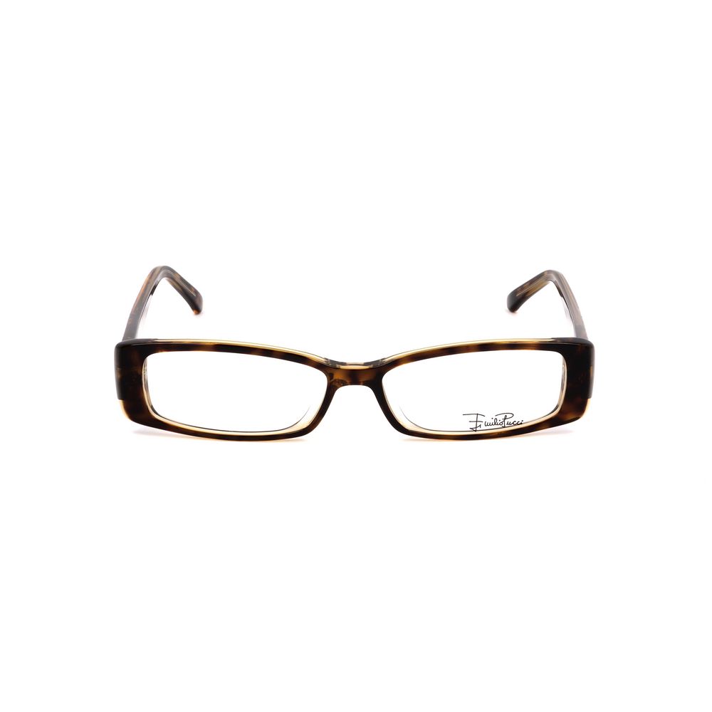 Emilio Pucci Orange Plastic Frames by Emilio Pucci