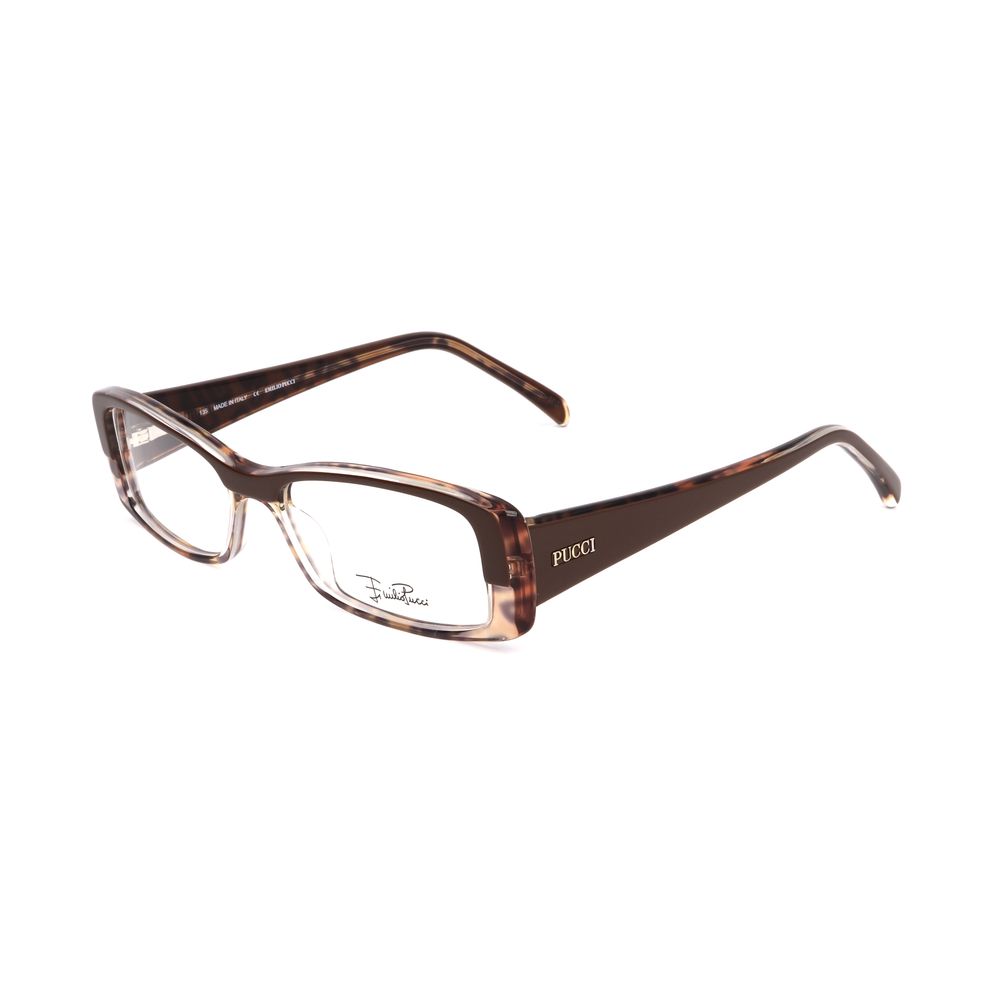 Emilio Pucci Brown Plastic Frames by Emilio Pucci