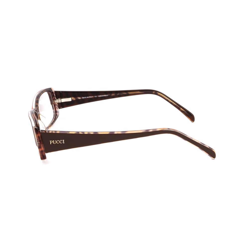 Emilio Pucci Brown Plastic Frames by Emilio Pucci