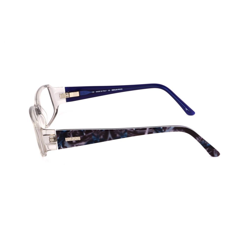 Emilio Pucci Blue Plastic Frames by Emilio Pucci