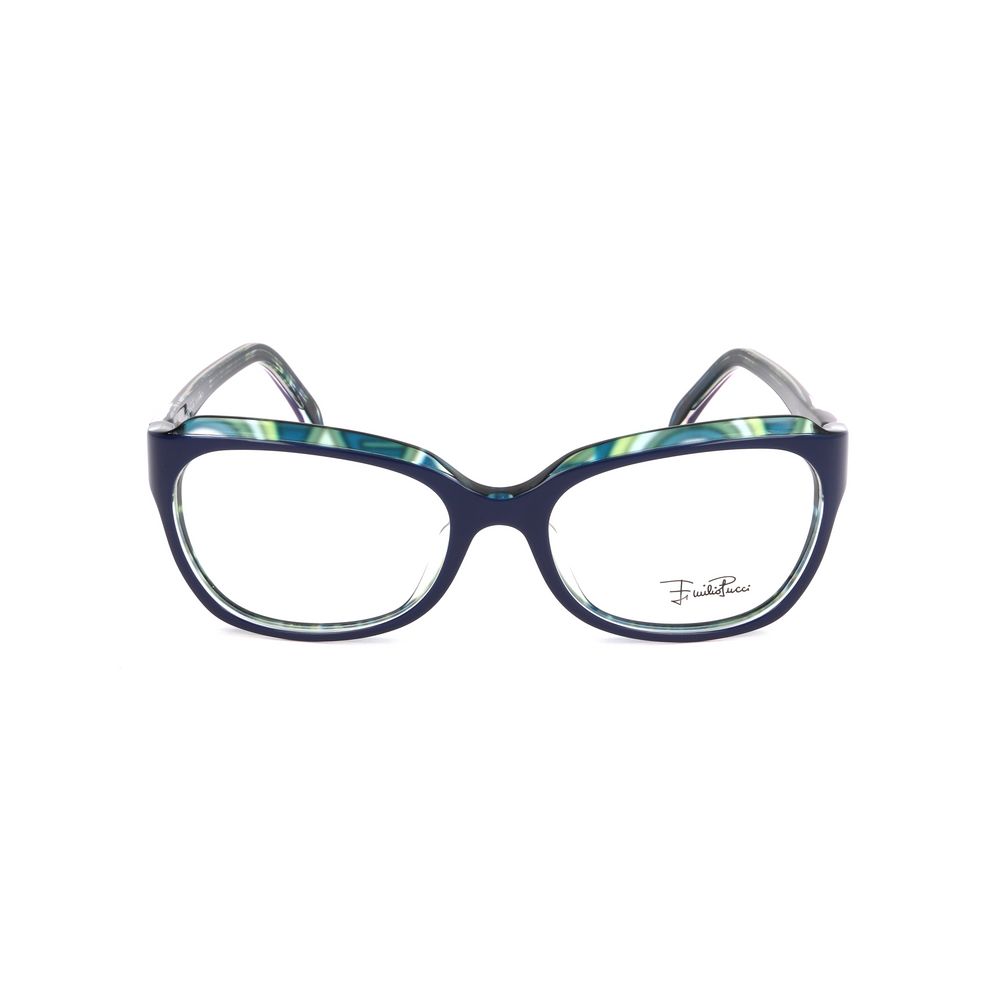 Emilio Pucci Blue Plastic Frames by Emilio Pucci