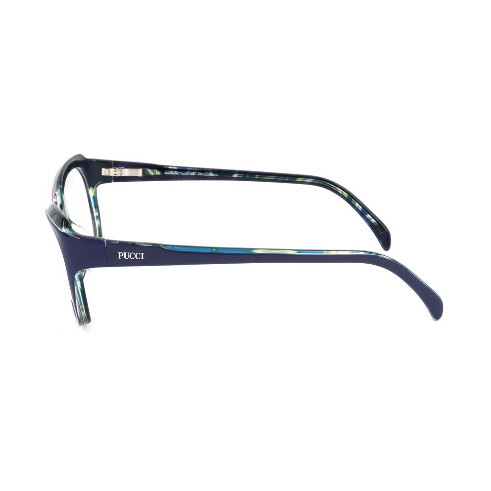 Emilio Pucci Blue Plastic Frames by Emilio Pucci