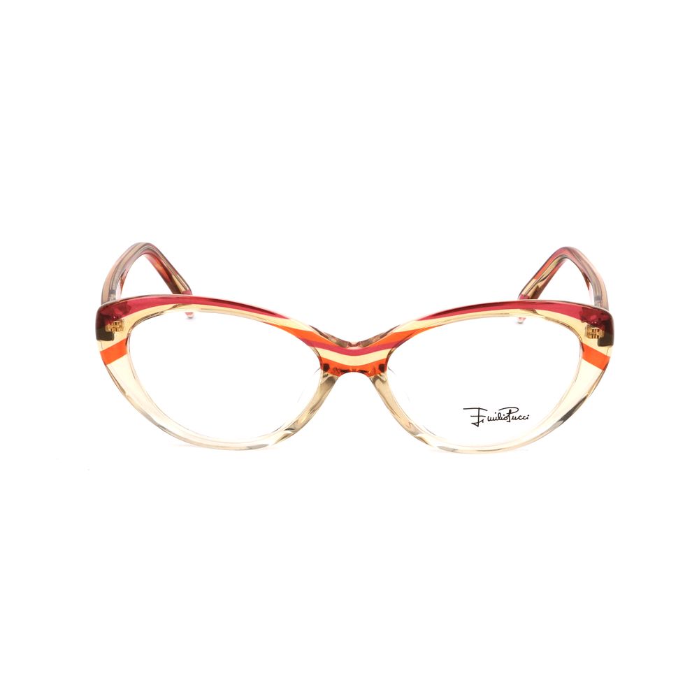 Emilio Pucci Red Plastic Frames by Emilio Pucci