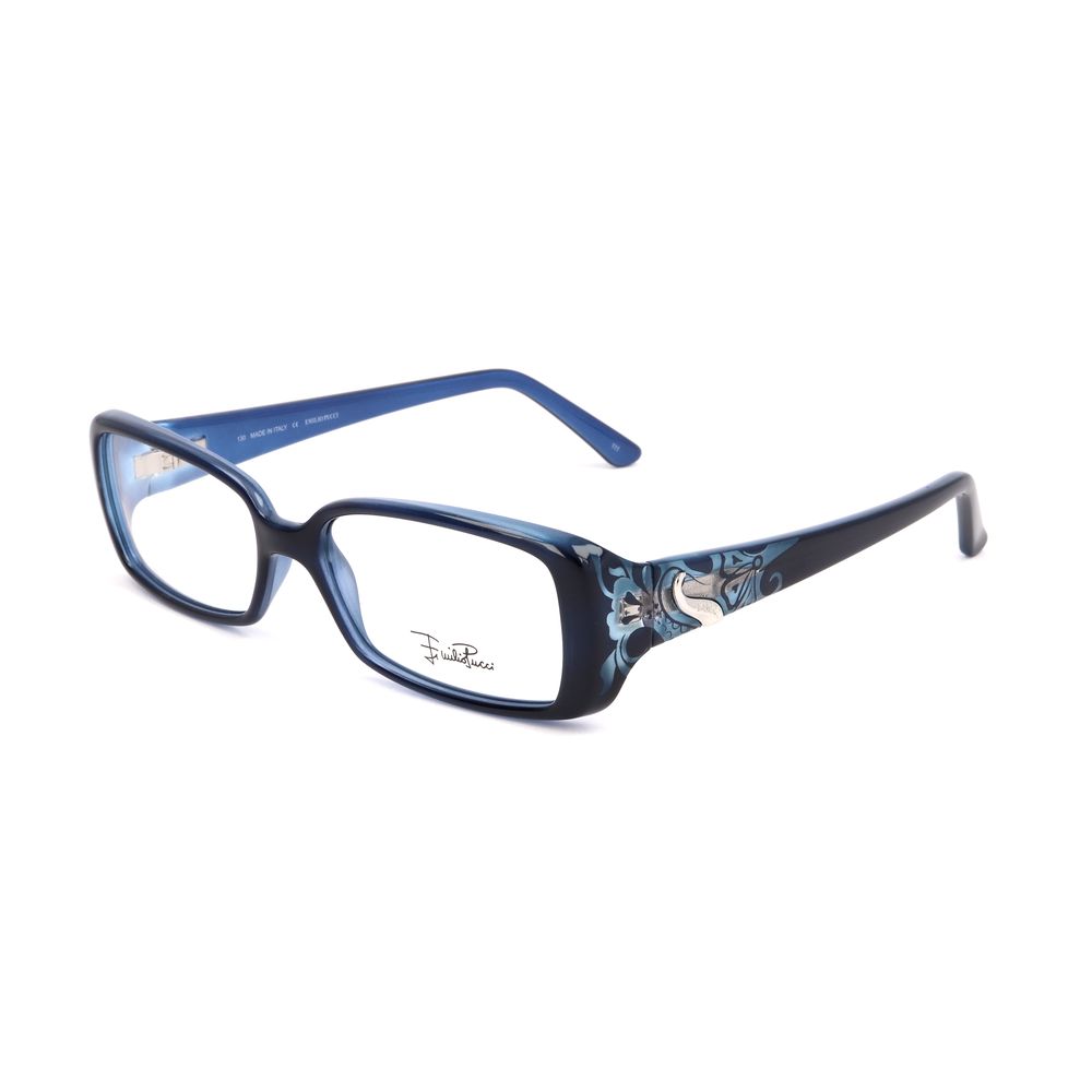 Emilio Pucci Blue Plastic Frames by Emilio Pucci