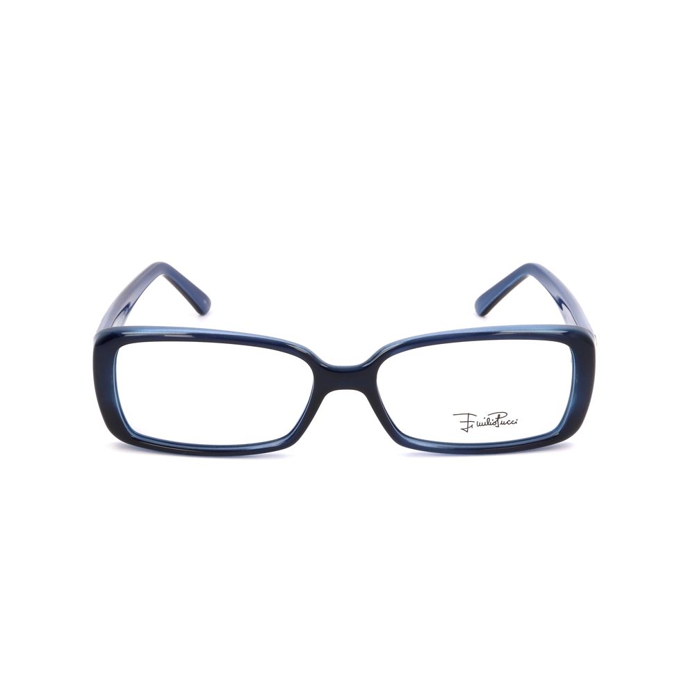 Emilio Pucci Blue Plastic Frames by Emilio Pucci