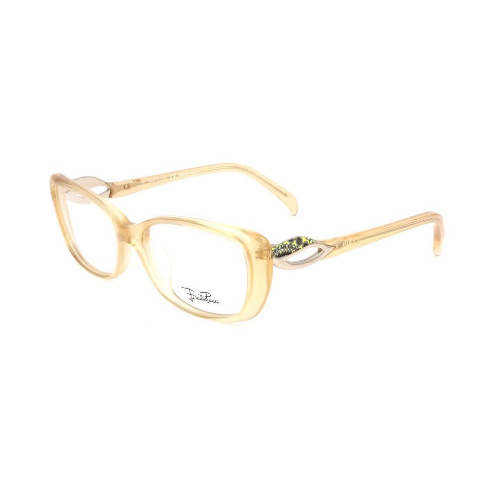 Emilio Pucci Orange Plastic Frames by Emilio Pucci