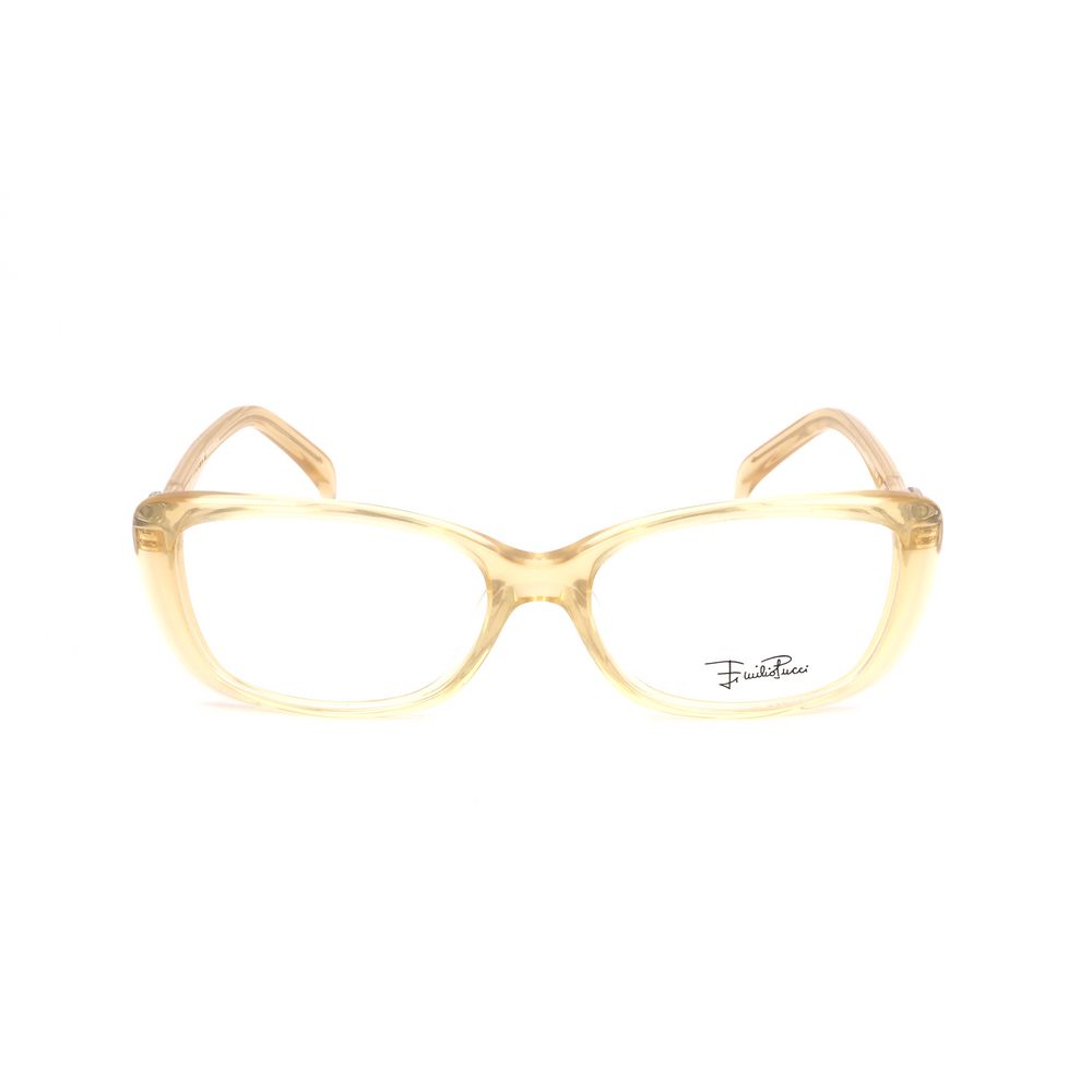 Emilio Pucci Orange Plastic Frames by Emilio Pucci