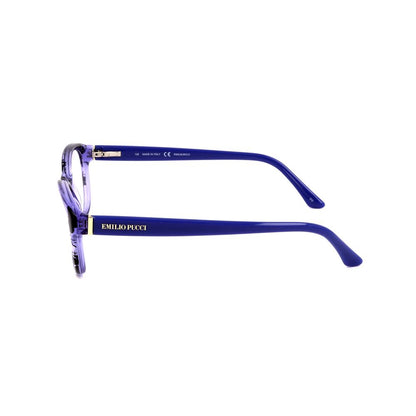 Emilio Pucci Blue Plastic Frames by Emilio Pucci
