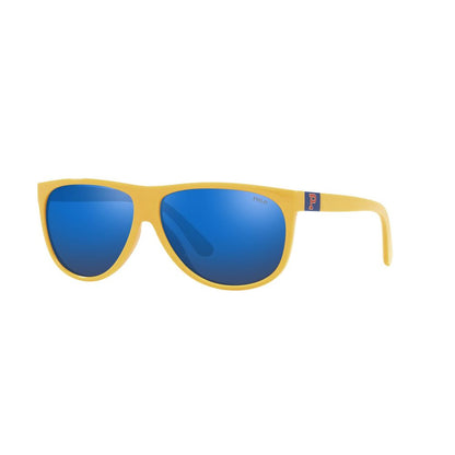 Lunettes de soleil en acétate jaune Ralph Lauren