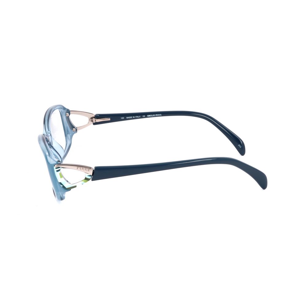 Emilio Pucci Blue Plastic Frames by Emilio Pucci