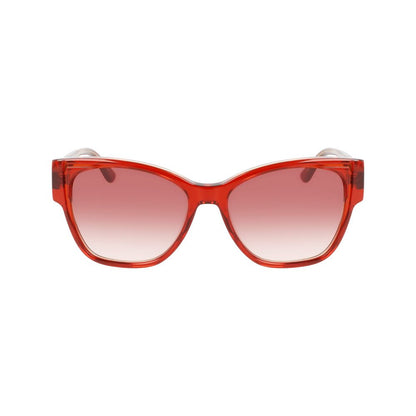 Karl Lagerfeld Orange Acetate Sunglasses by Karl Lagerfeld