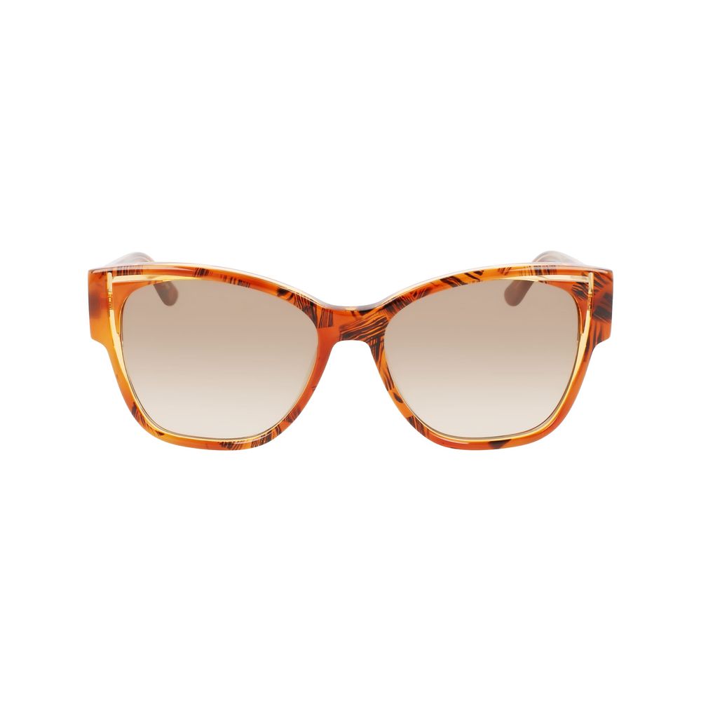 Karl Lagerfeld Orange Acetate Sunglasses by Karl Lagerfeld