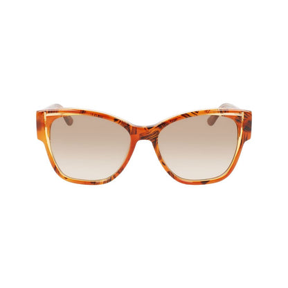 Karl Lagerfeld Orange Acetate Sunglasses by Karl Lagerfeld