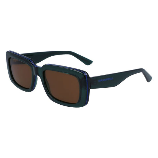 Lunettes de soleil injectées vertes Karl Lagerfeld