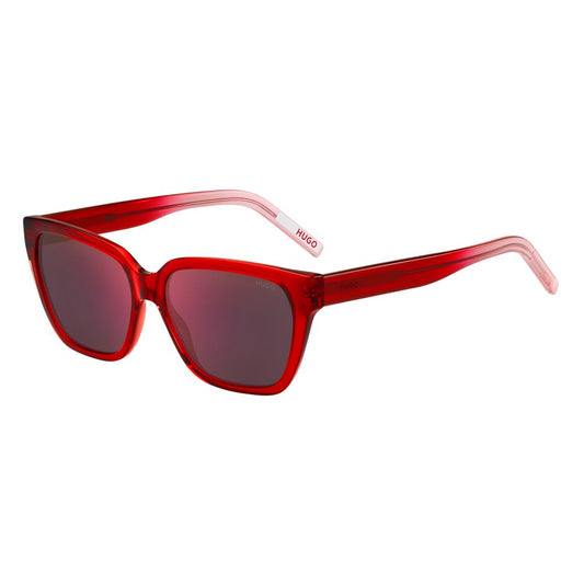 Hugo Boss Red Acetate Sunglasses by Hugo Boss