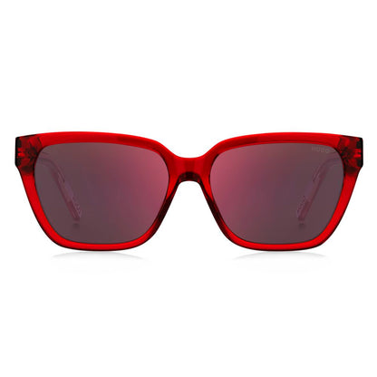 Hugo Boss Red Acetate Sunglasses by Hugo Boss