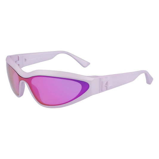 Lunettes de soleil injectées violettes Karl Lagerfeld