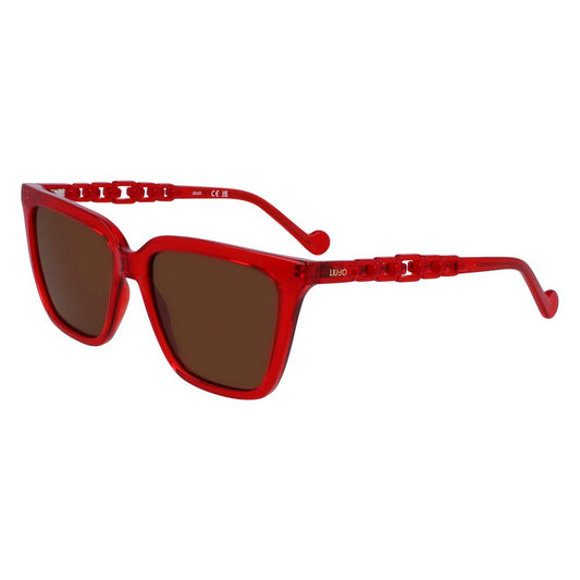 Liu Jo Red Injected Sunglasses by Liu Jo