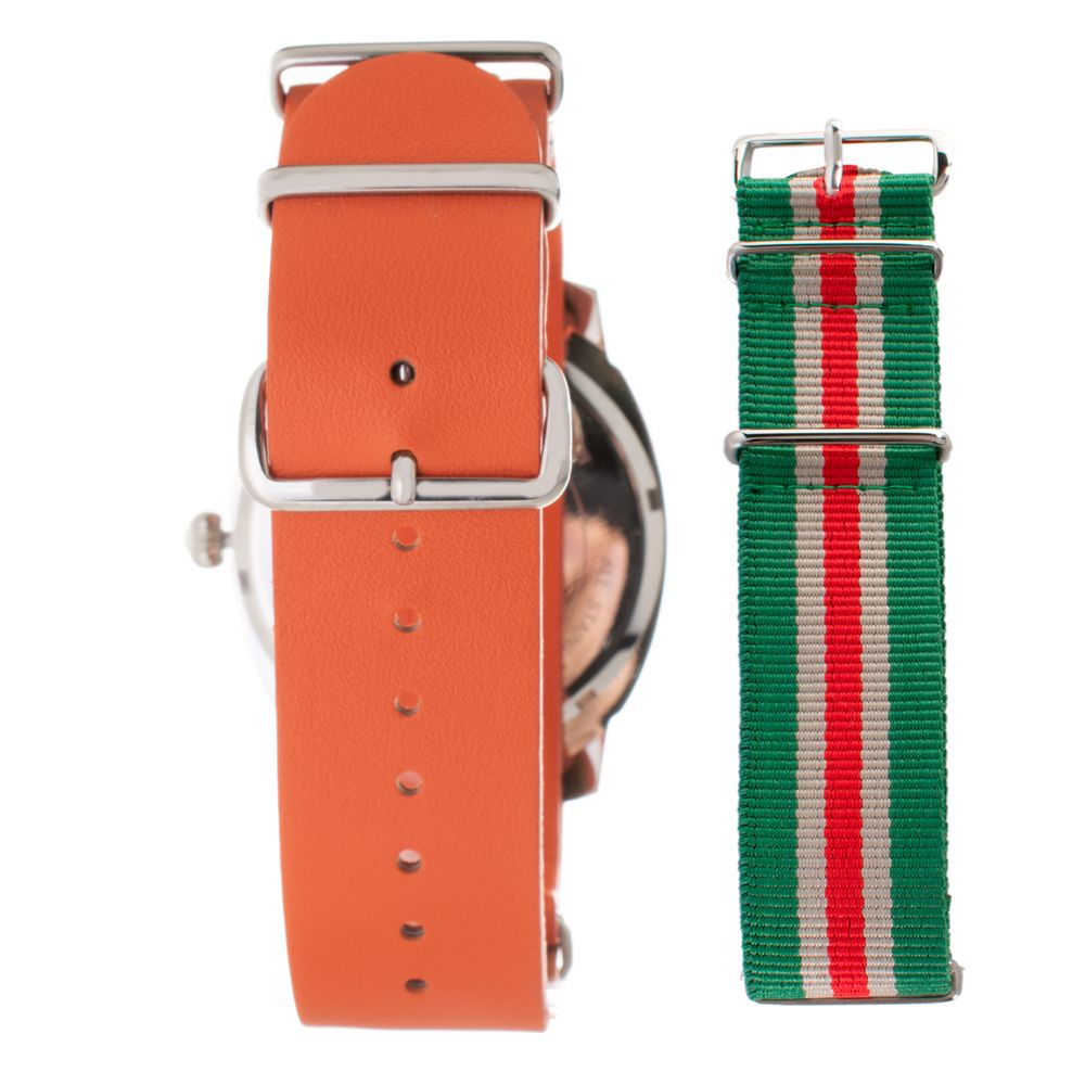 Montre Folli Follie en cuir orange