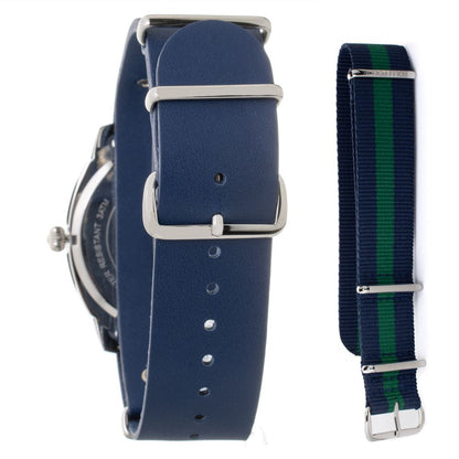 Montre Folli Follie en cuir bleu
