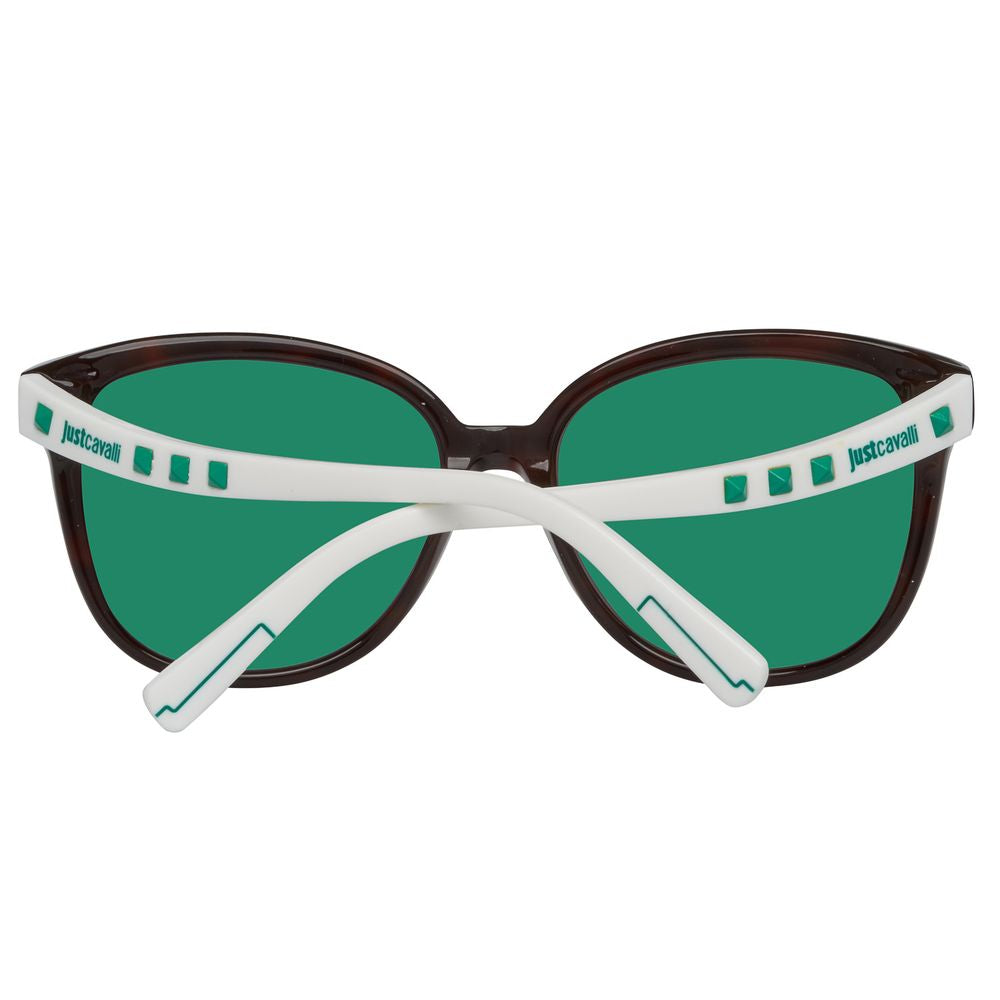 Just Cavalli Brown Plastic Sunglasses by Just Cavalli