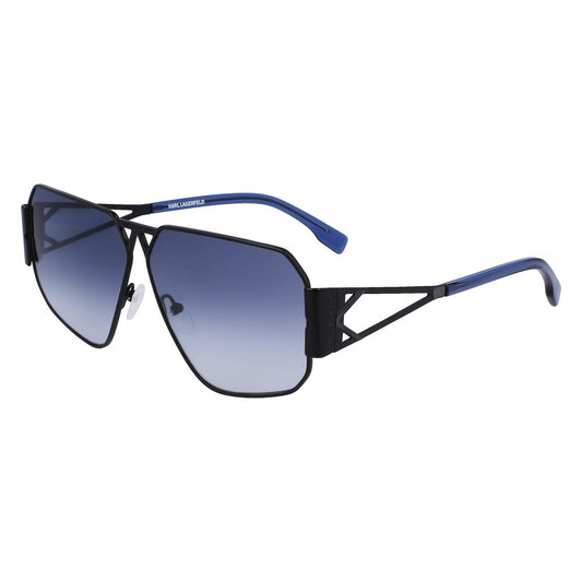 Lunettes de soleil en métal noir Karl Lagerfeld