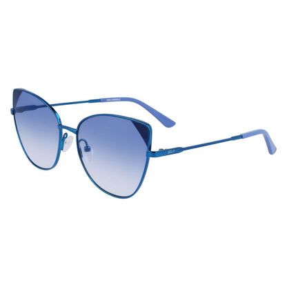 Karl Lagerfeld Blue Metal Sunglasses by Karl Lagerfeld