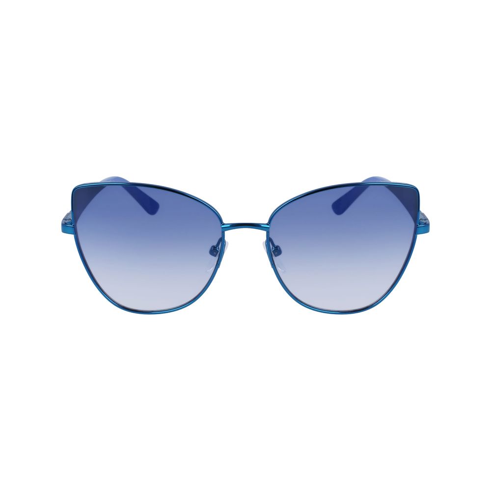 Karl Lagerfeld Blue Metal Sunglasses by Karl Lagerfeld