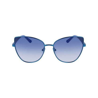Karl Lagerfeld Blue Metal Sunglasses by Karl Lagerfeld