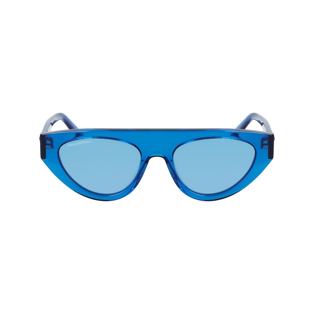 Karl Lagerfeld Blue Acetate Sunglasses by Karl Lagerfeld