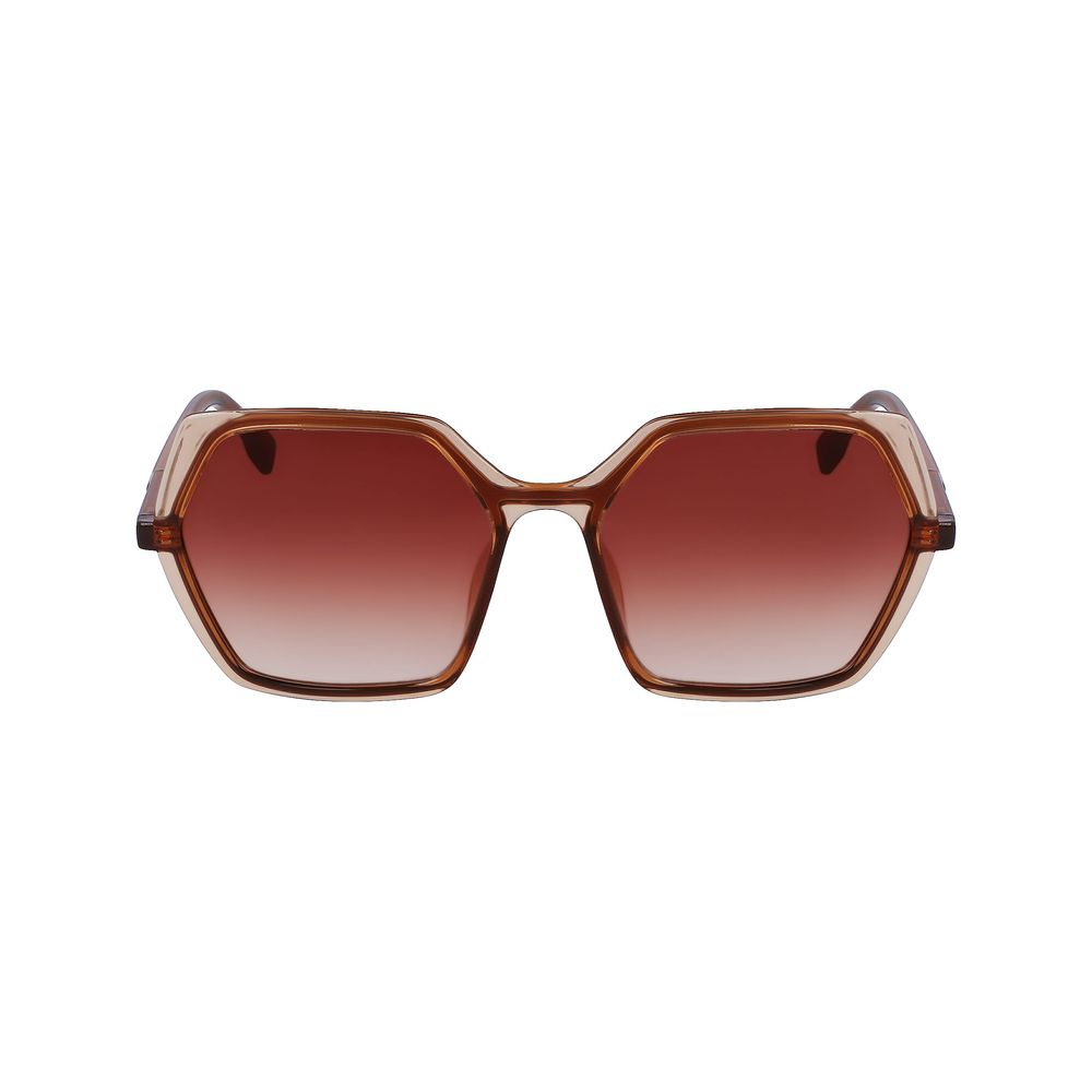 Karl Lagerfeld Brown Injected Sunglasses by Karl Lagerfeld