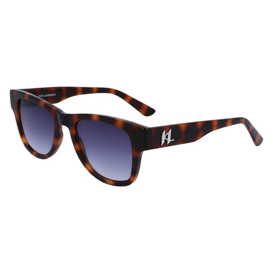 Lunettes de soleil injectées marron Karl Lagerfeld