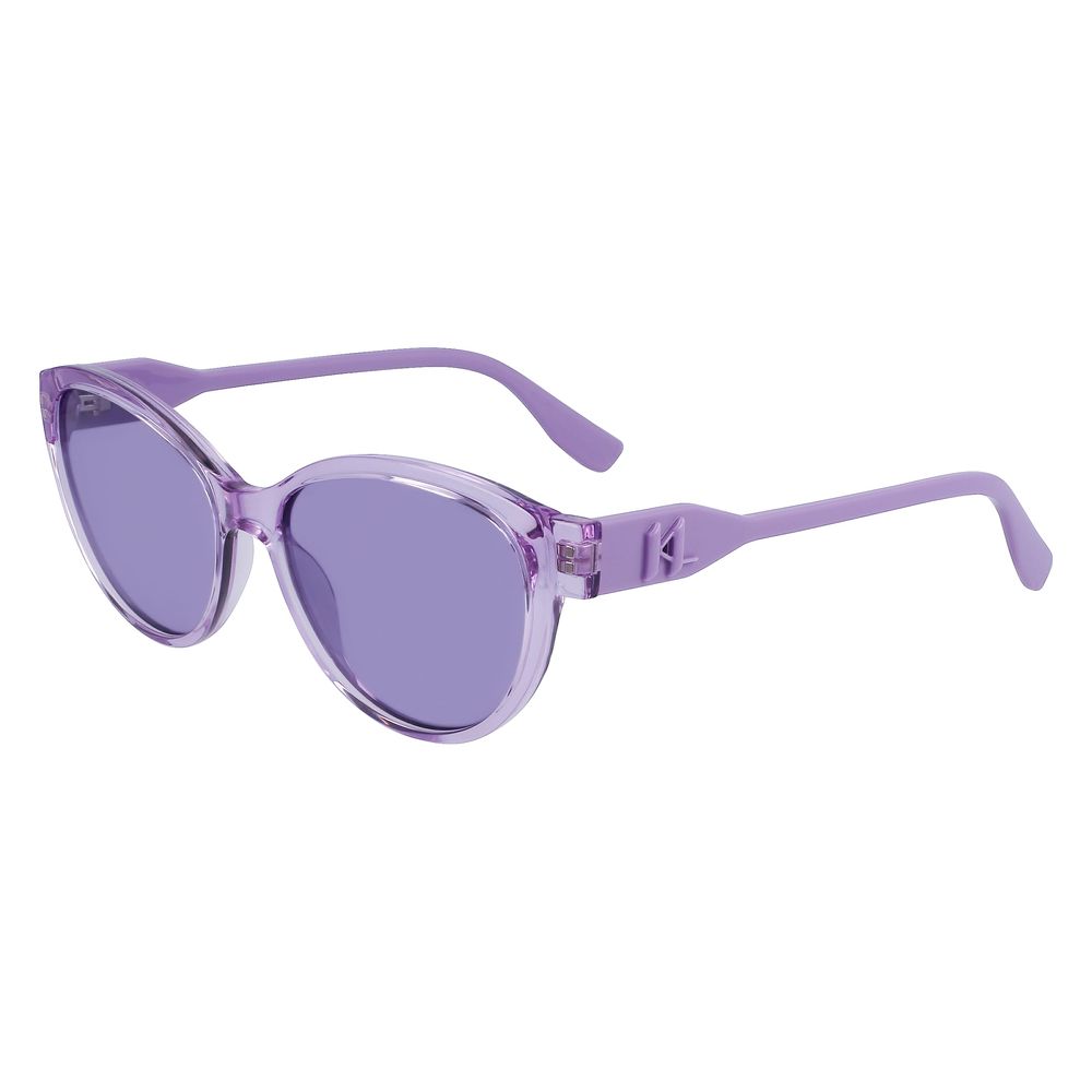 Karl Lagerfeld Purple Injected Sunglasses by Karl Lagerfeld