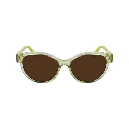 Karl Lagerfeld Yellow Injected Sunglasses by Karl Lagerfeld