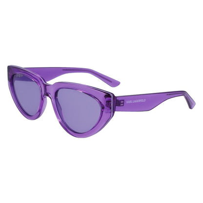 Karl Lagerfeld Purple Injected Sunglasses by Karl Lagerfeld