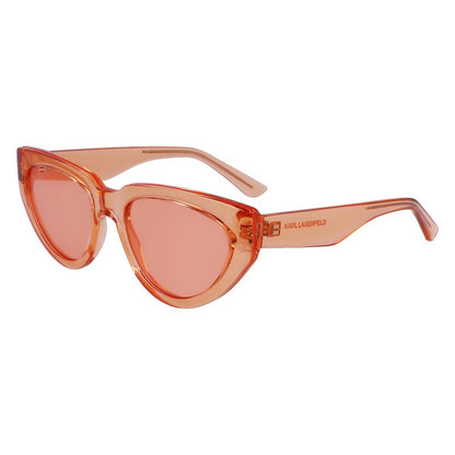 Karl Lagerfeld Orange Injected Sunglasses by Karl Lagerfeld