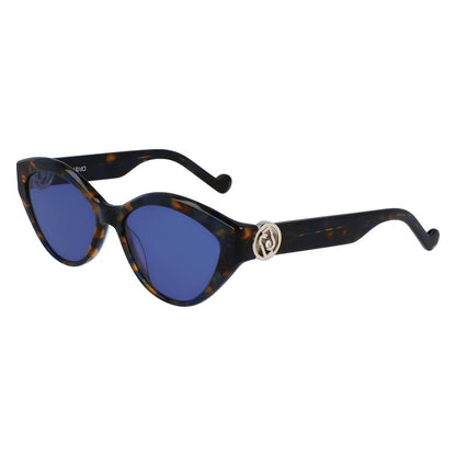 Liu Jo Blue Acetate Sunglasses by Liu Jo