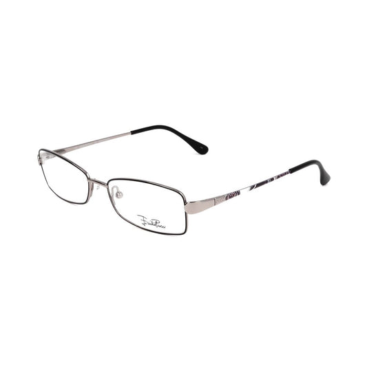 Emilio Pucci Gray Metal Frames by Emilio Pucci