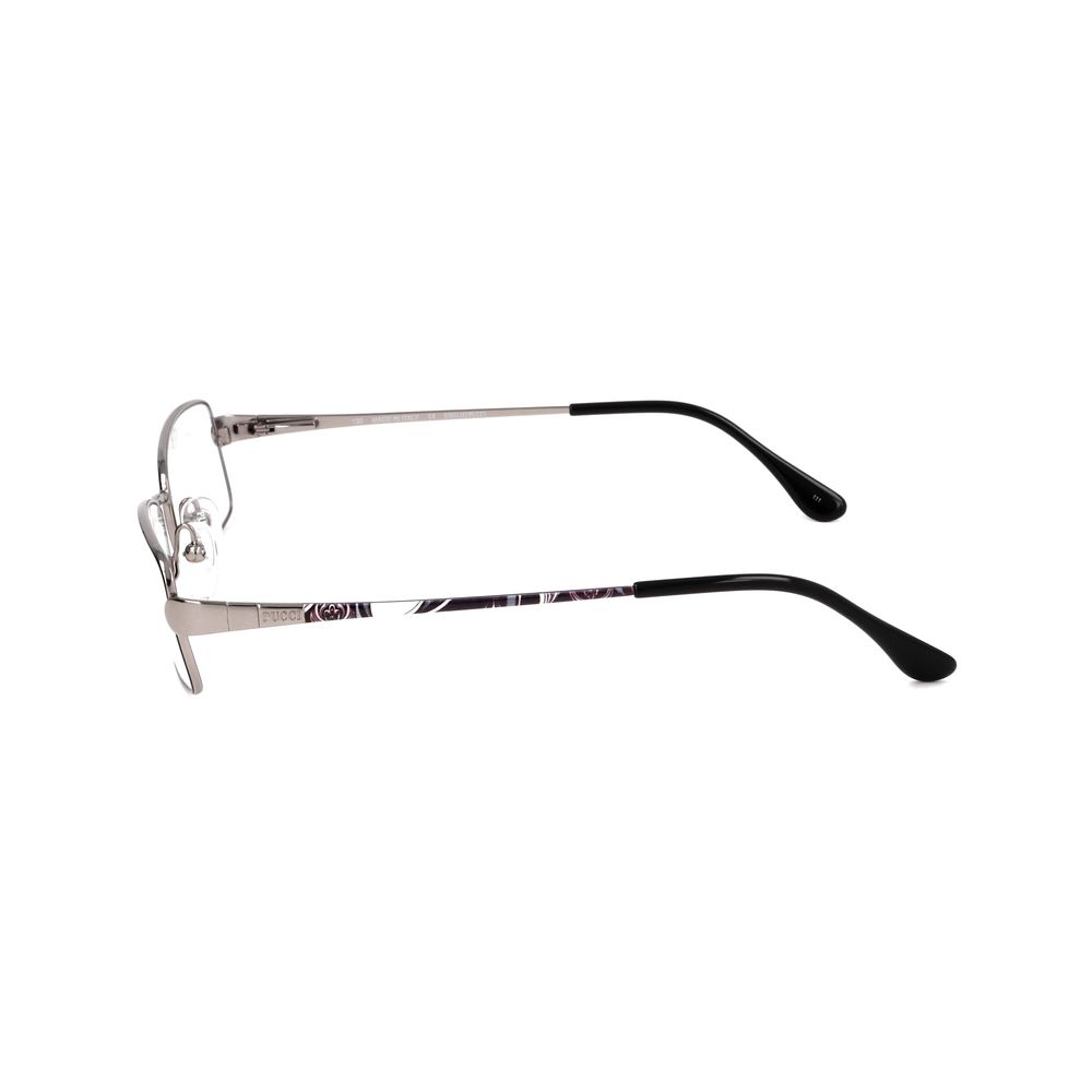 Emilio Pucci Gray Metal Frames by Emilio Pucci