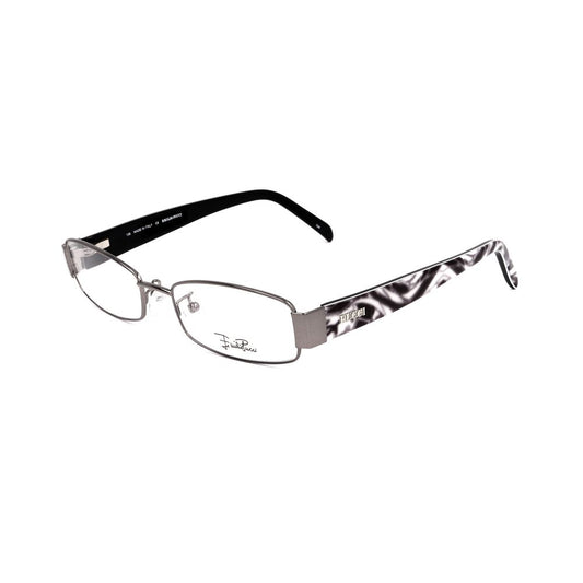Emilio Pucci Gray Metal Frames by Emilio Pucci
