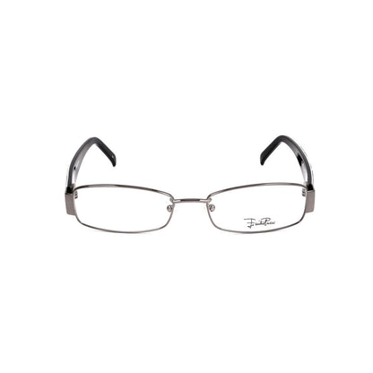 Emilio Pucci Gray Metal Frames by Emilio Pucci