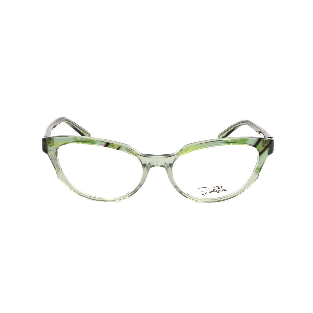 Emilio Pucci Green Plastic Frames by Emilio Pucci