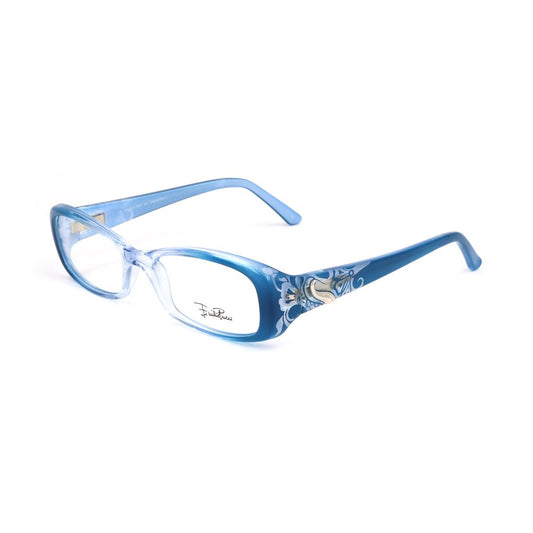 Emilio Pucci Blue Plastic Frames by Emilio Pucci