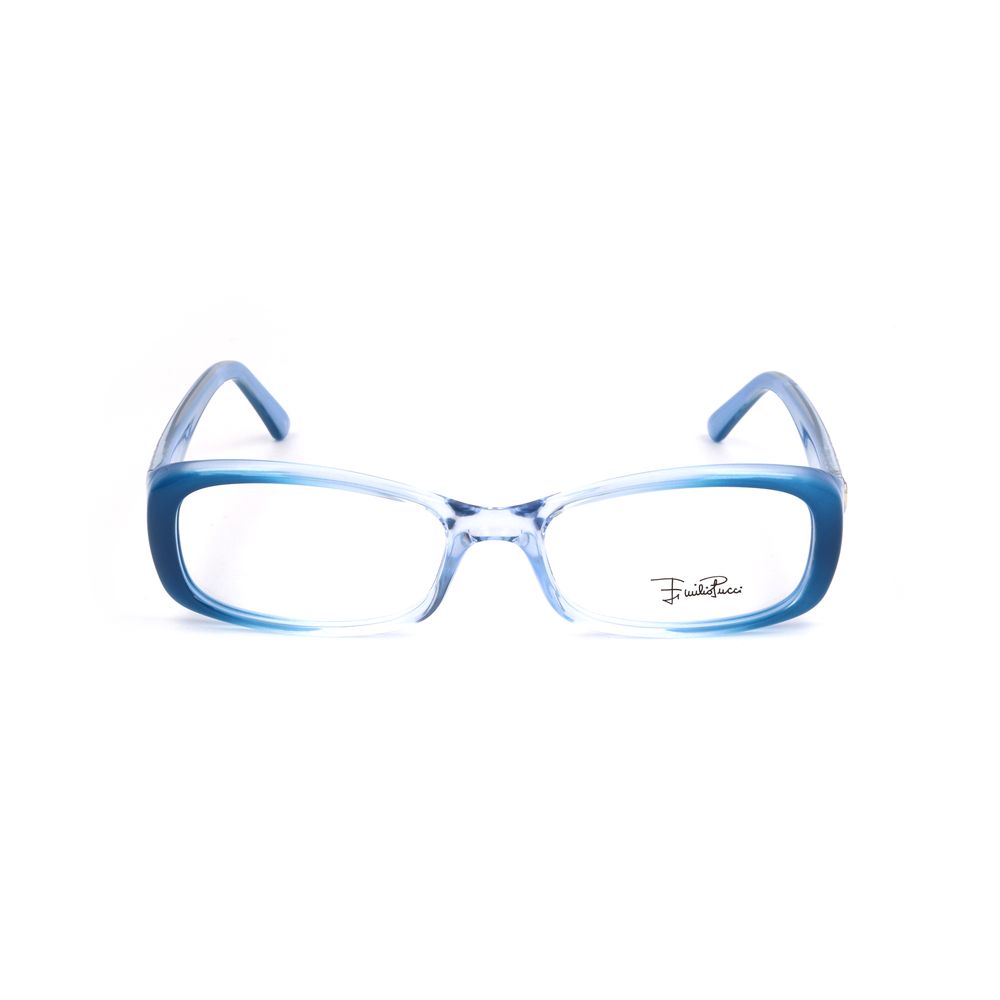 Emilio Pucci Blue Plastic Frames by Emilio Pucci